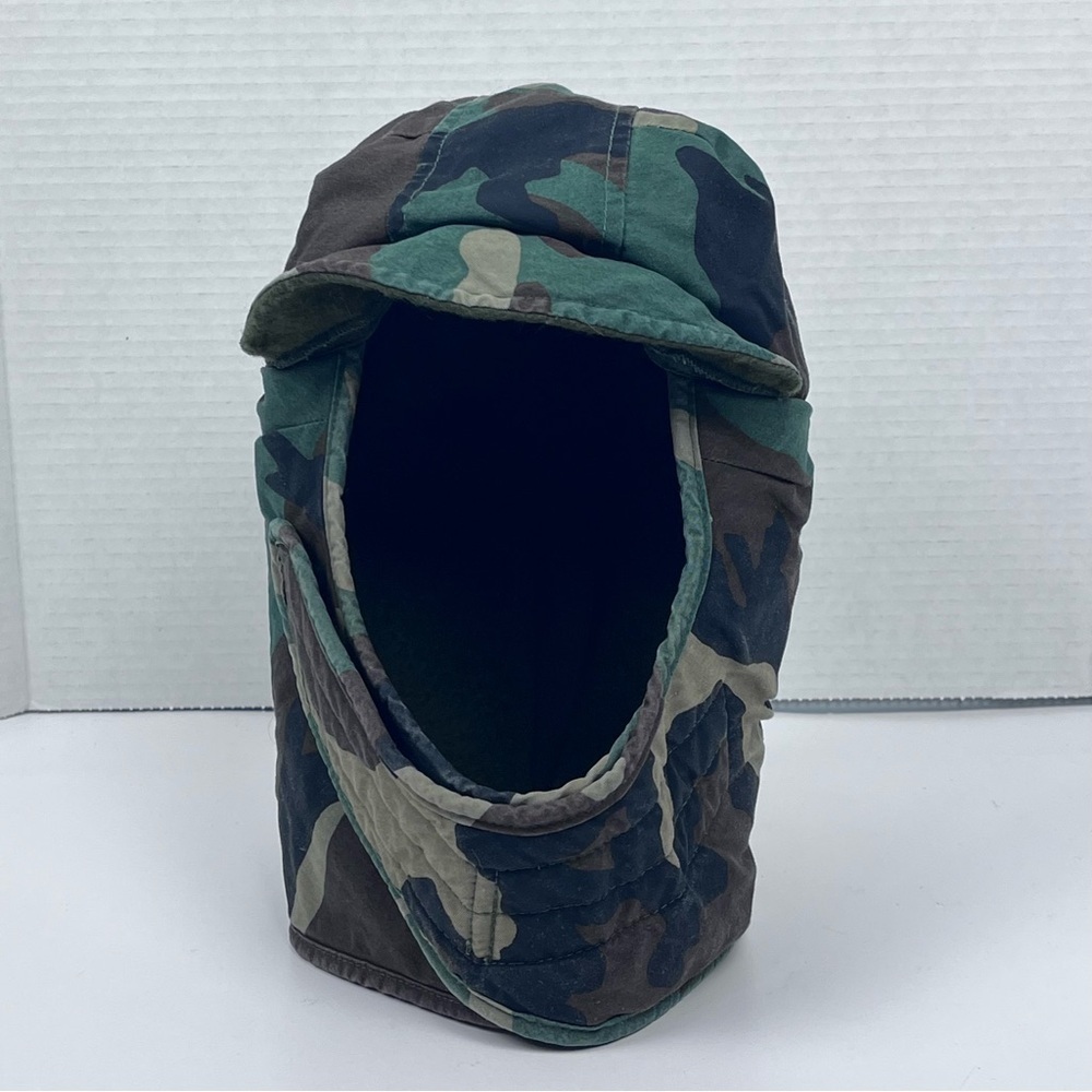 US Army Issue Men's Woodland Camo Insulated Cap/ Helmet Liner Size 7; Hunting